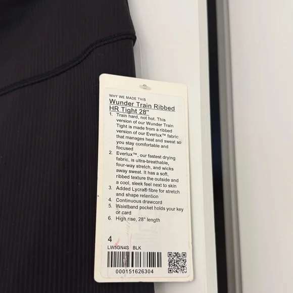 lululemon wunder train ribbed leggings - Picture 2 of 4